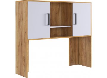 Письменный стол Лайт К3 дуб крафт золотой / белый