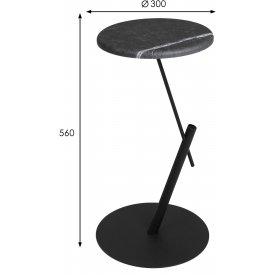 Приставной столик МеталлАрт М015