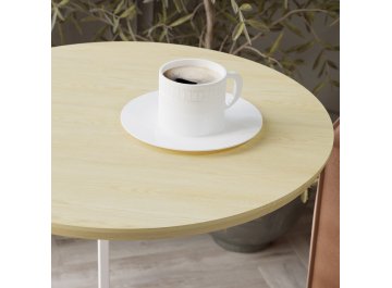 Приставной столик Остин дуб янтарный / белый