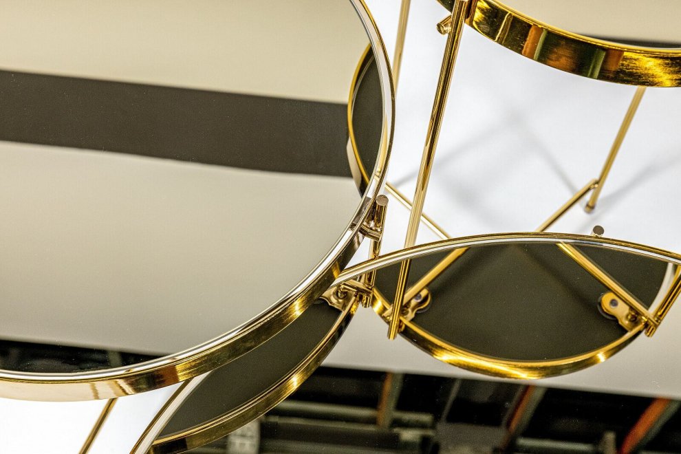 Сервировочный столик Gatsby S gold