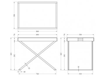Сервировочный столик KFG134