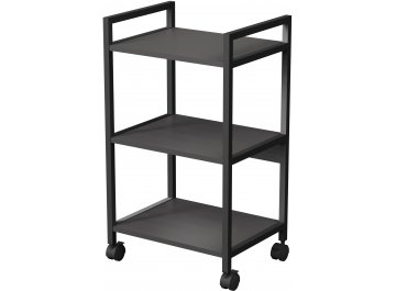 Сервировочный столик cubos 10СМН.3.455 графит / черный