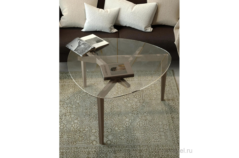 Журнальный столик Рилле 443 шимо / прозрачный
