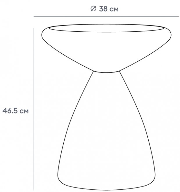 Журнальный столик Dejo черный