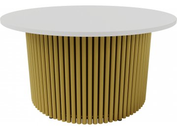 Журнальный столик Trubis Wood золотой