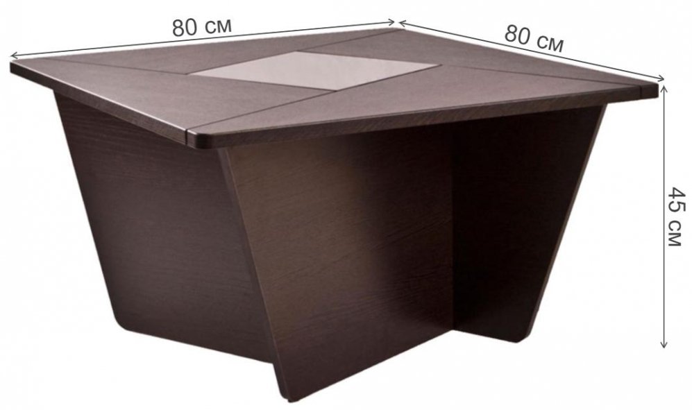 Журнальный стол Атлас дуб венге