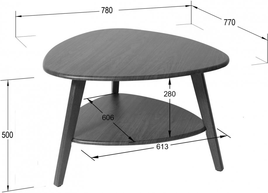 Журнальный стол Бруклин венге