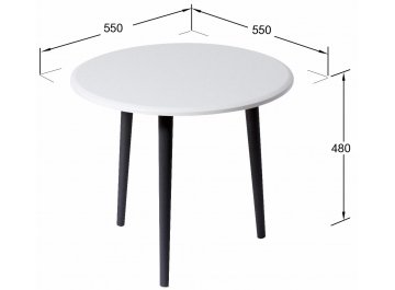 Журнальный столик Манхэттен белый