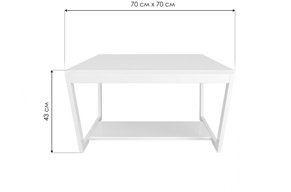 Журнальный столик BeautyStyle 1 черный / венге