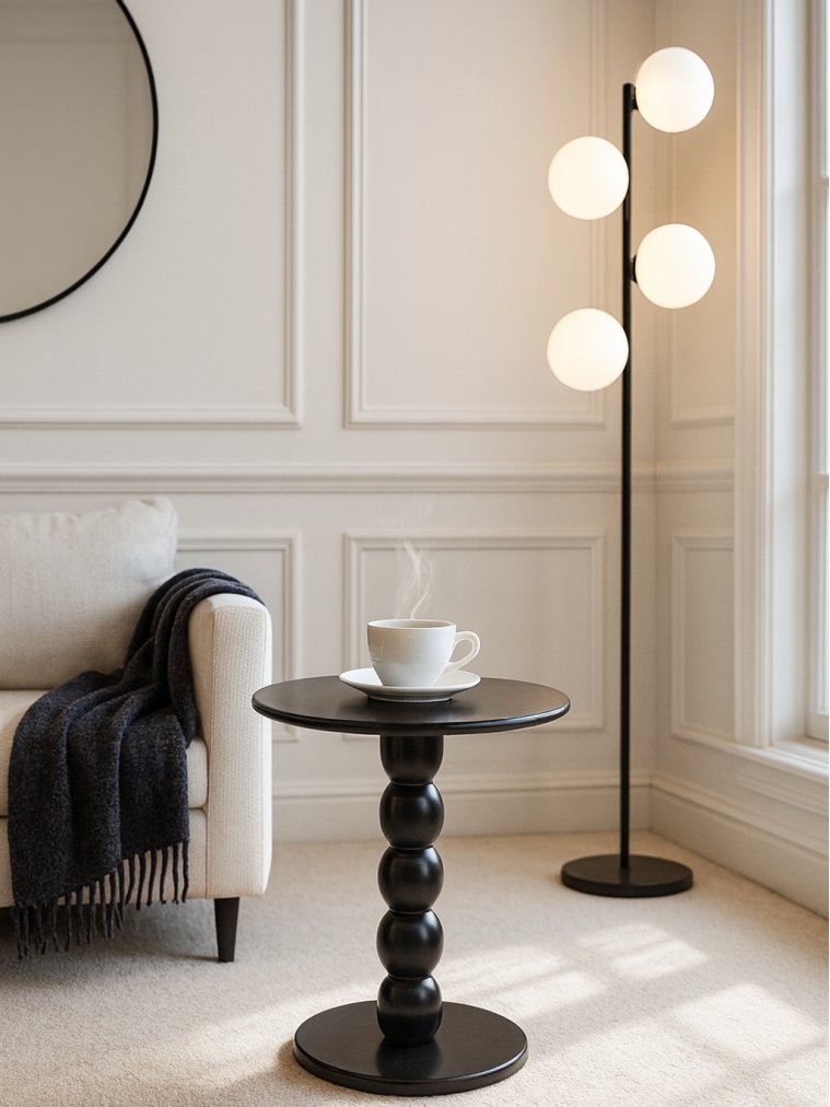 Журнальный столик Cirilla черный