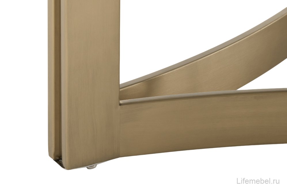 Журнальный столик Селин 90x90 серый / золотой