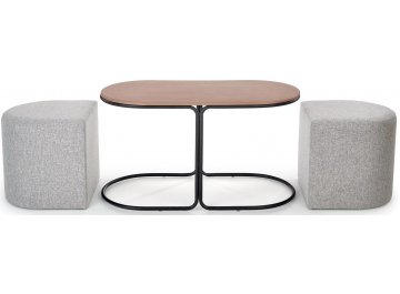Журнальный столик Pampa с 2 пуфами
