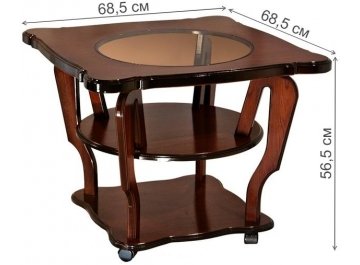 Журнальный столик Россэль со стеклом