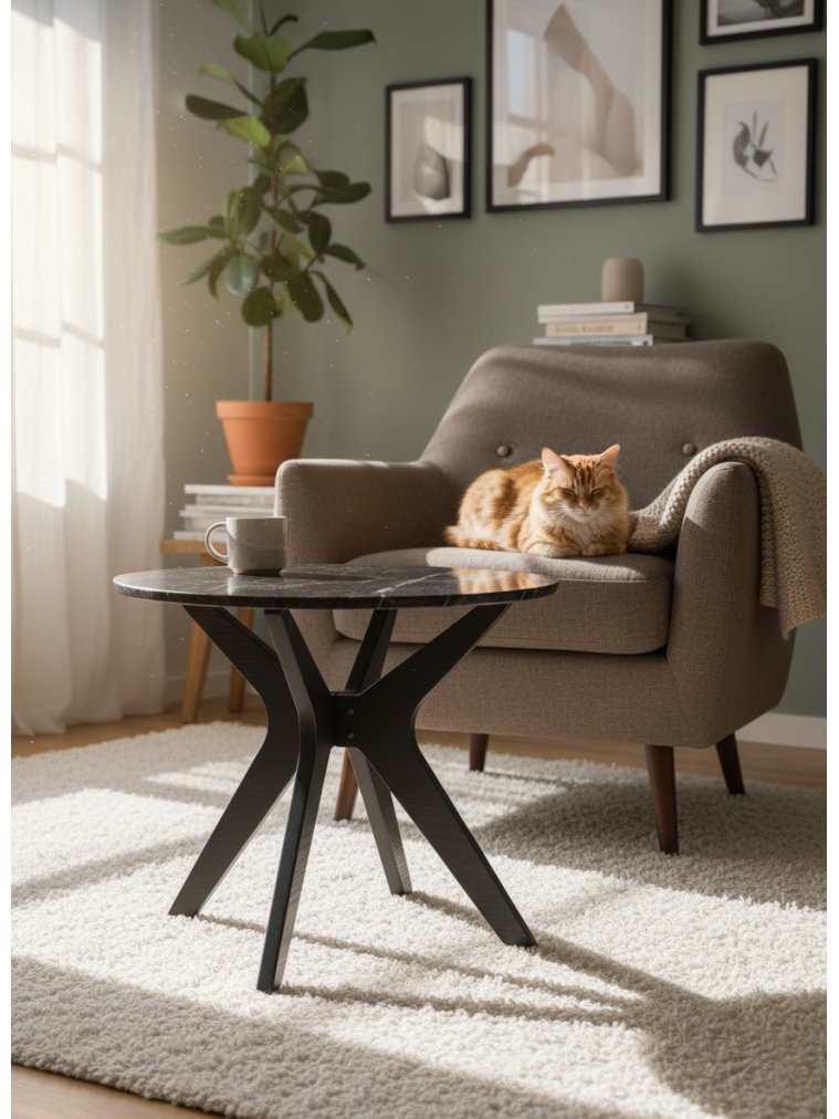 Журнальный столик Сабин 1 черный