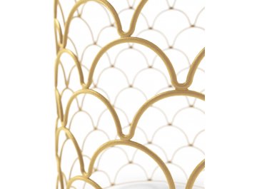 Журнальный столик SHT-CT24-1 золото / черный муар