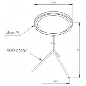 Журнальный столик SHT-CT11