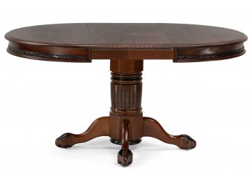 Круглый стол Альфред орех / коричневая патина