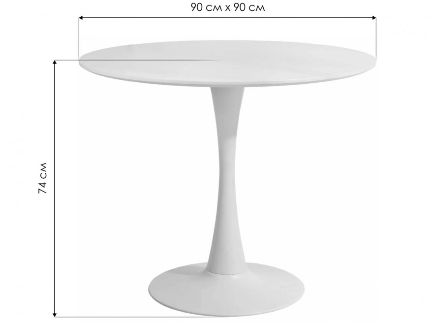 Деревянный стол Alma черный