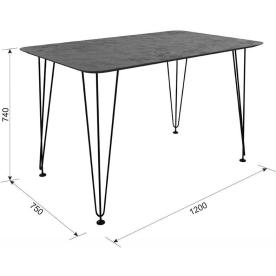 Деревянный стол Антей 1