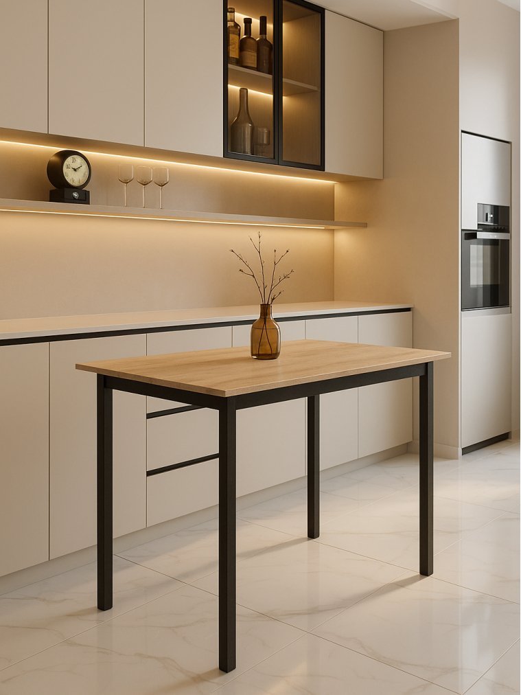 Деревянный стол Аркон 110(130)х68х75 делано / черный