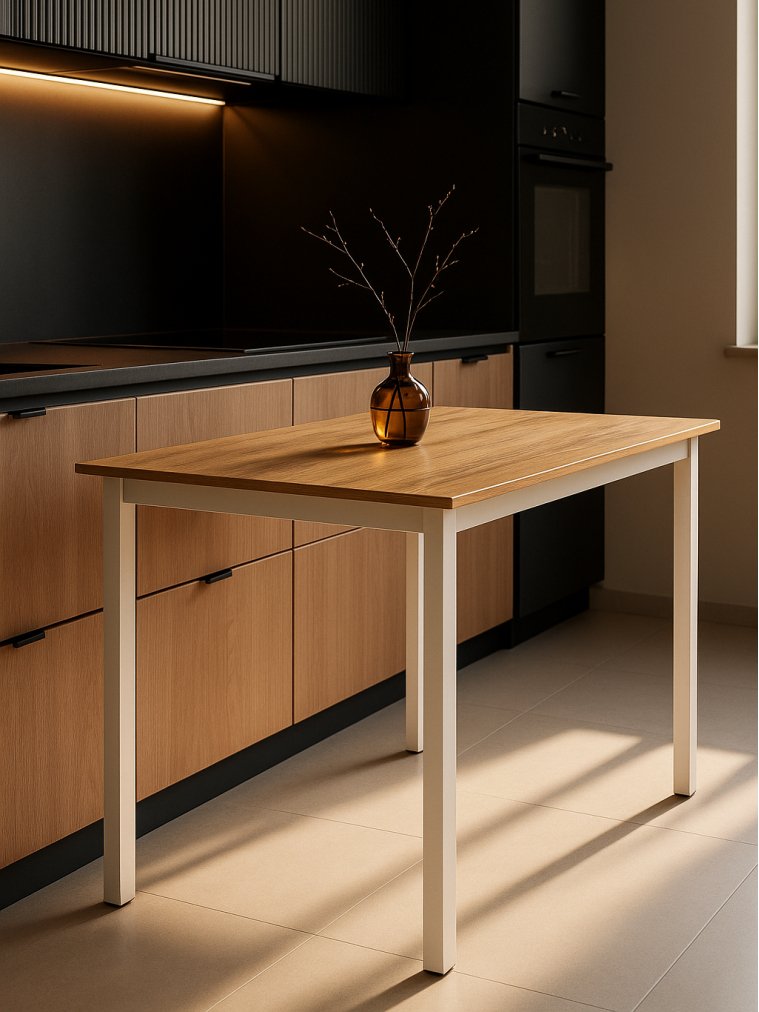 Деревянный стол Аркон 110(130)х68х75 дуб вотан / белый