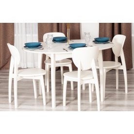 Деревянный стол Diamante/Диамант 100х100+30х75