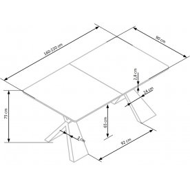 Деревянный стол Chandler