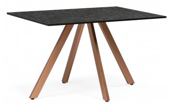 Стол деревянный обеденный Райн 116(160)x77 раздвижной малави / медь