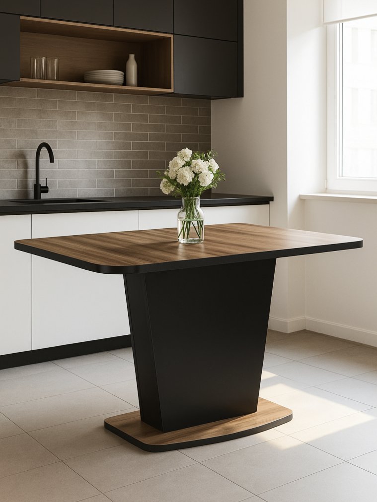 Деревянный стол Комфорт авелано / графит