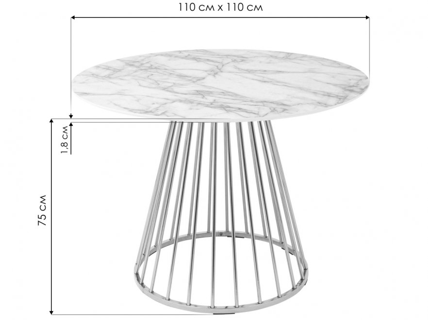 Деревянный стол Копенгаген 110