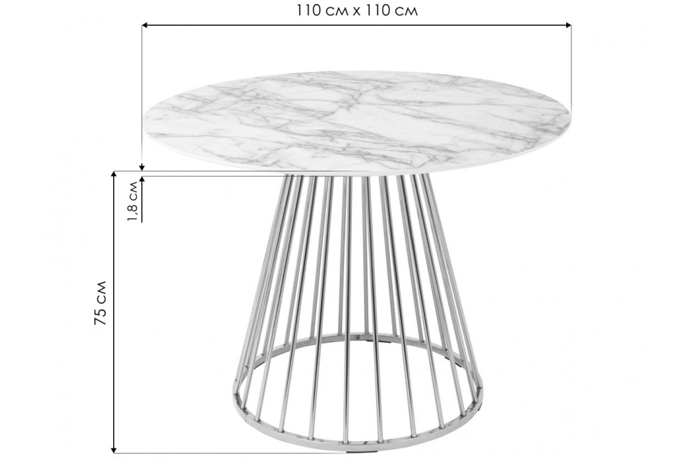 Деревянный стол Копенгаген 110