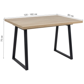 Деревянный стол Лофт