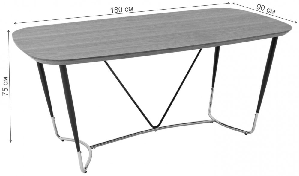 Деревянный стол Лунамакс 180