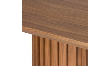 Стол деревянный обеденный Moderna 220х90 орех