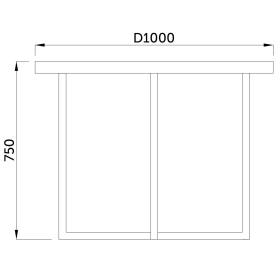 Деревянный стол Орлеан