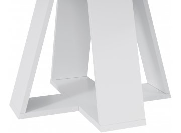 Обеденный стол Райнер белый / ателье темный