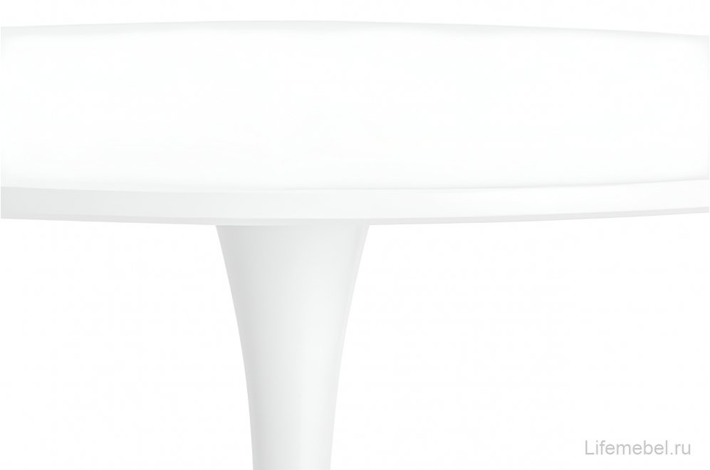 Деревянный стол Rose 100х100 белый