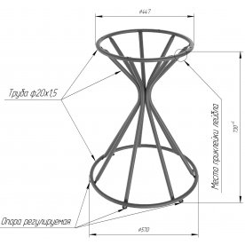 Деревянный стол SHT-TU4-1/МДФ 80