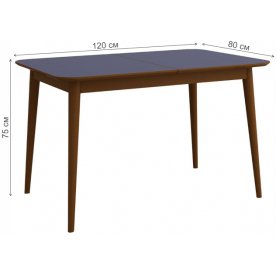 Деревянный стол Сканди 1200