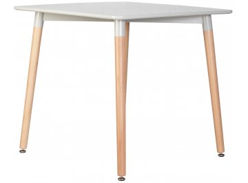 Обеденный стол Serra светлый бук / светло-серый