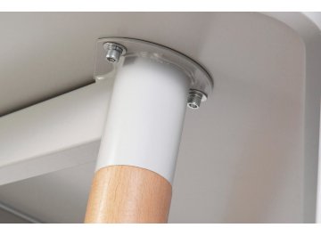 Обеденный стол Serra светлый бук / светло-серый