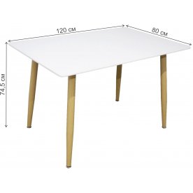 Деревянный стол Snow