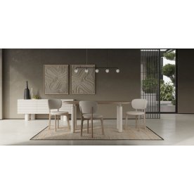 Деревянный стол Wabi sabi