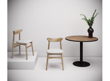 Обеденный стол Radius 800 Basalt