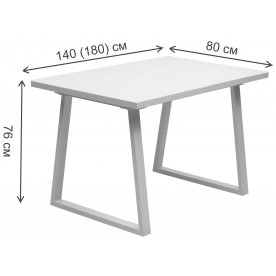 Стеклянный стол Вижн 140