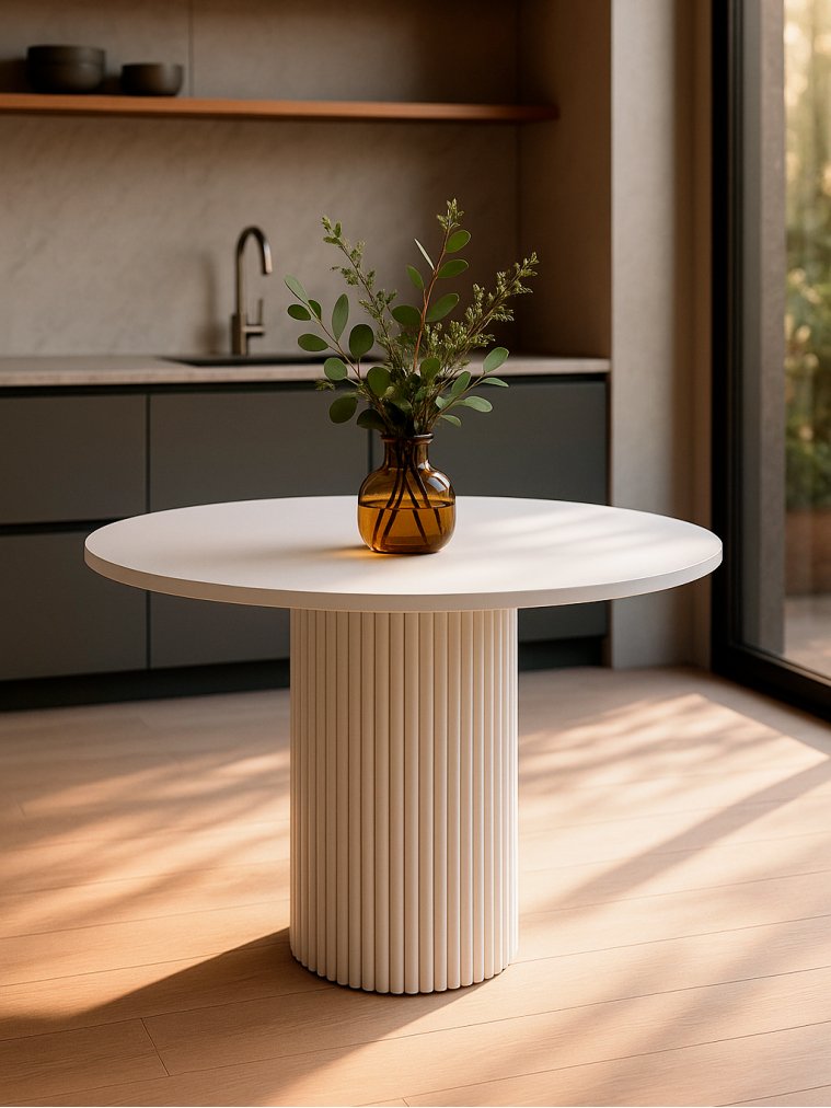 Стол Барел 110 белый / белый