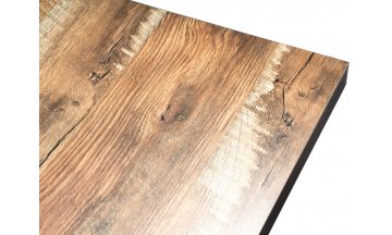 Стол деревянный обеденный Дэй дуб юкон / черный