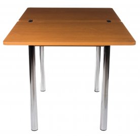 Стол Дрезден 2 М бук / ножка 02 хром