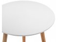 Стол Lorini 60 white / wood  - Уцененный экземпляр