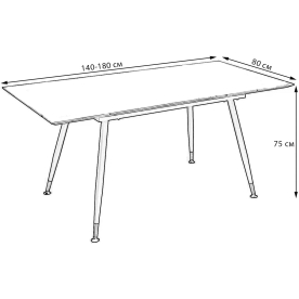 Деревянный стол Месси 140